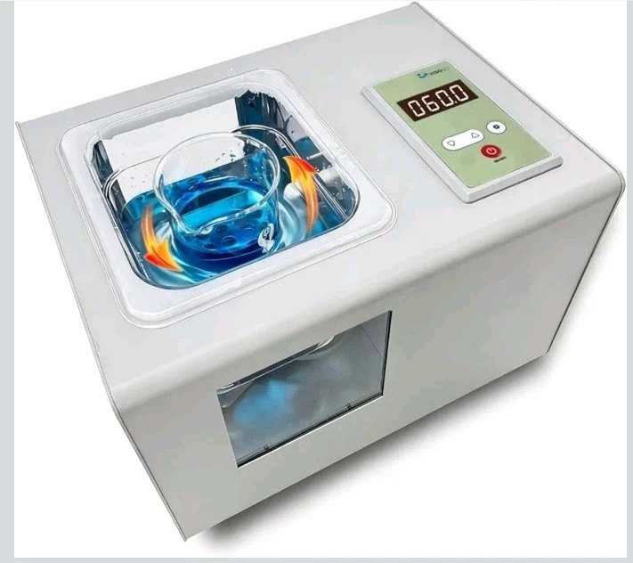 2L Lab Water Bath with Circulating Pump, Three-Sided Viewing Windows, PID...