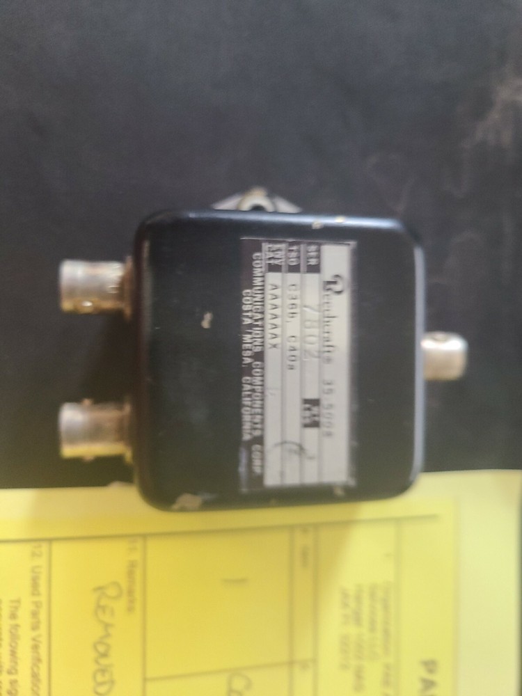 35-5008 Comp Beechcraft Antenna Coupler Serviceable Tag