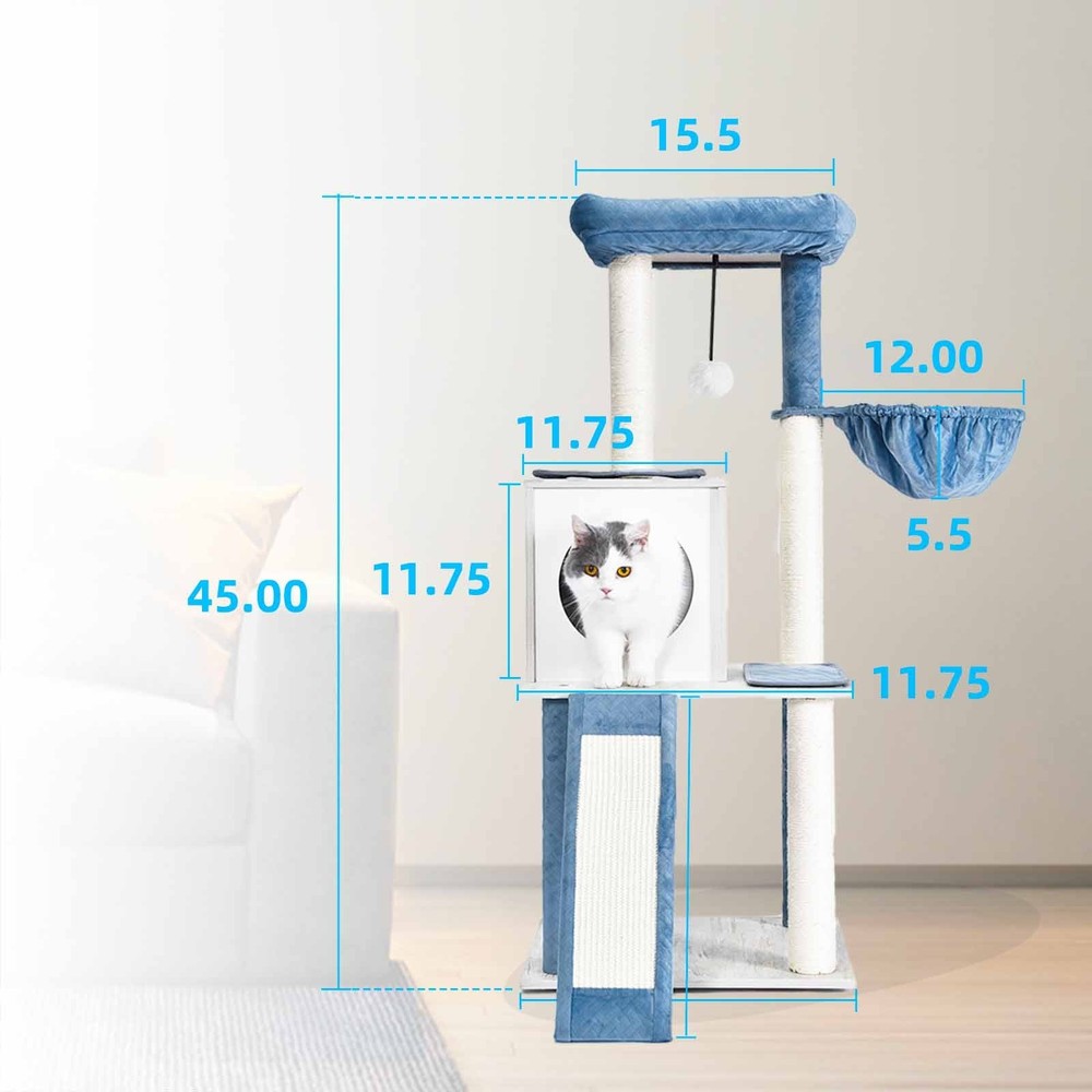 2-in-1 45“ Cat Tree