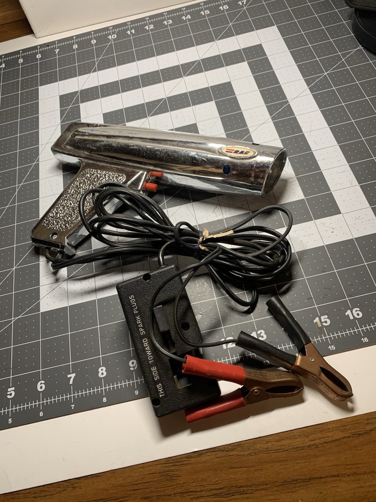 Vintage RAC DC Power Timing Light and Remote Starter Switch Untested