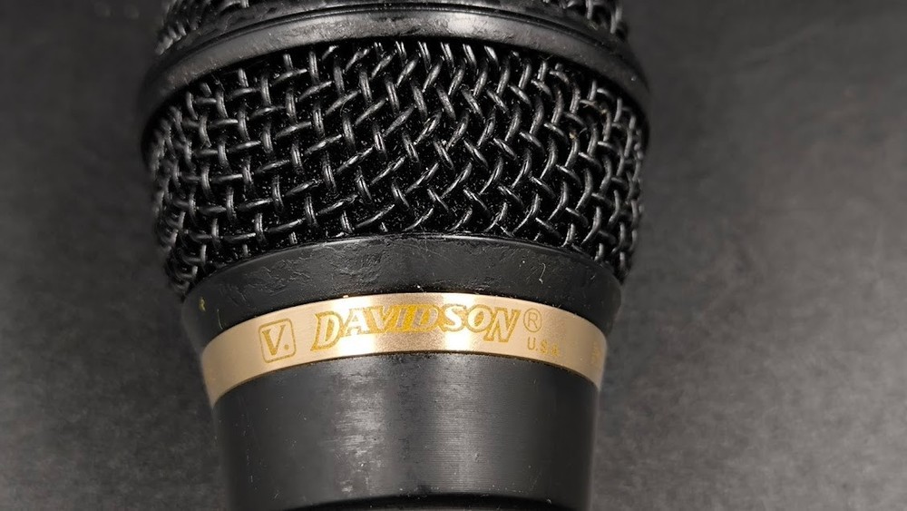Davidson Uni-Directional Dinamic HD-V974LX Microphone Used Working Black