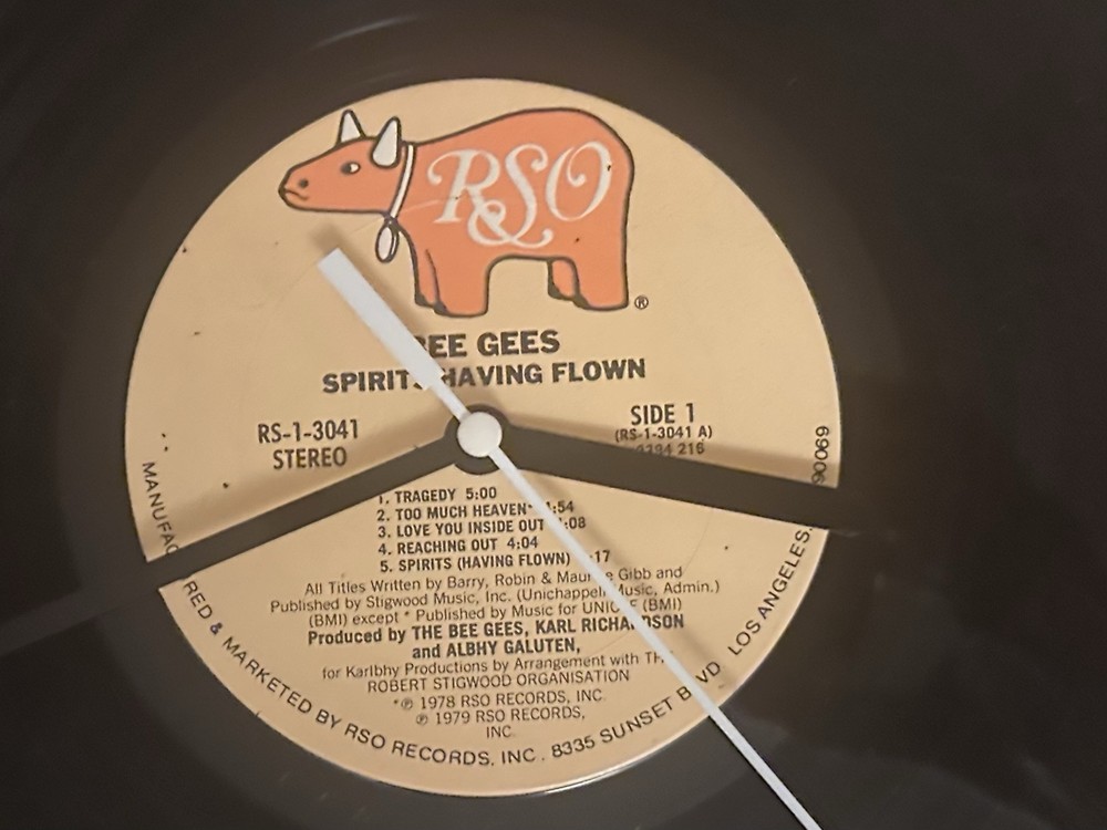Vinyl Record Clock