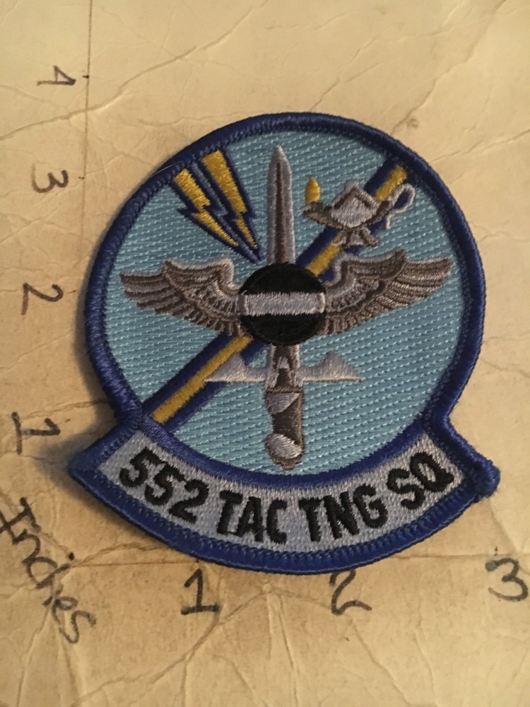 USAF 552nd Tactical Training Squadron Patch 10/5/25