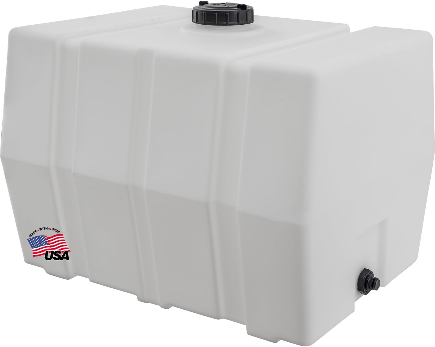 RomoTech 82123929 Horizontal Square Reservoir Water Tank, 100 gallon, NEW