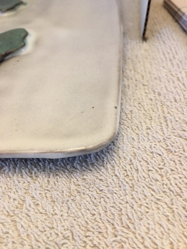 Frog Art Pottery Decor Piece Looks To Be Initialed & Dated 2014