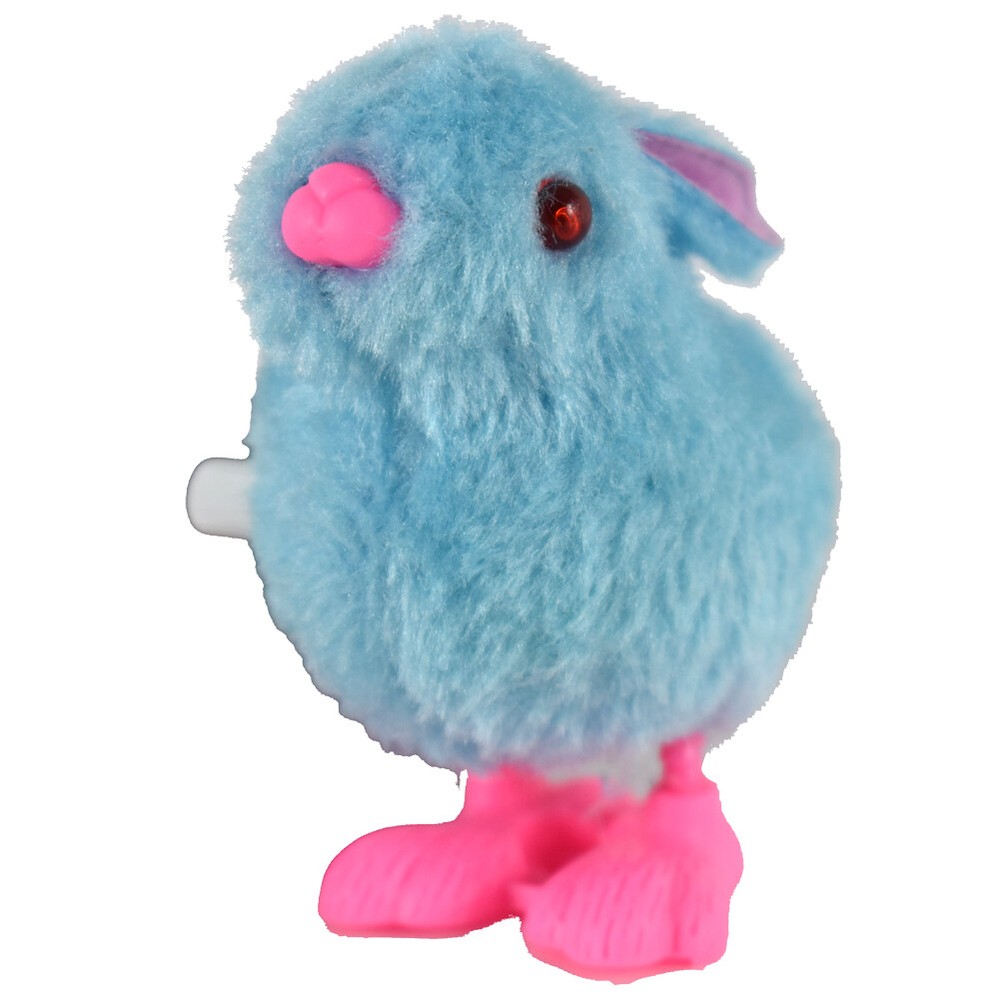 Wind Up Hopping Bunny Easter Egg Bunny 2 Pack (Blue)