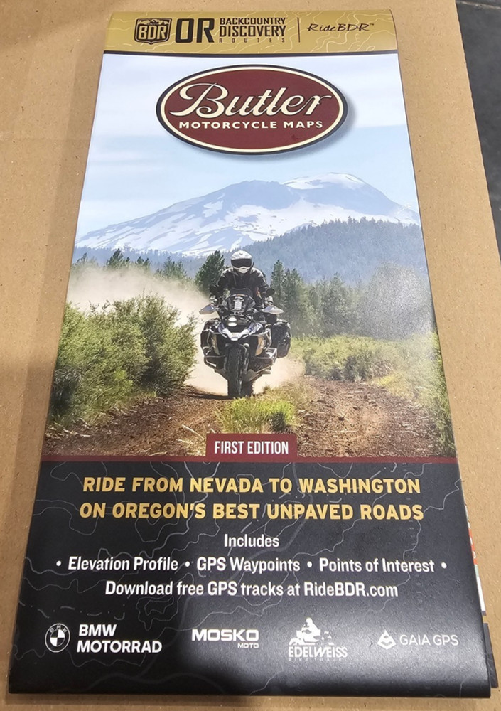 Butler Maps Oregan BDR First Edition