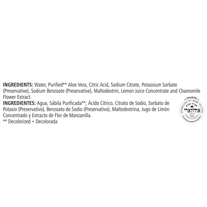 Herbal Aloe Concentrate: mandarin
