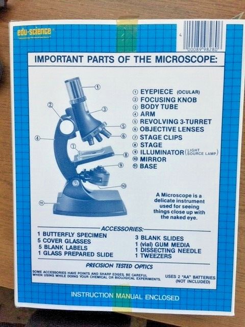 Edu-Science Microscope 600 x 300 x 100