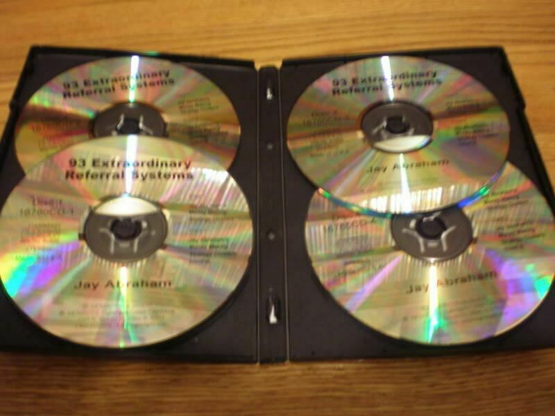 Jay Abraham 93 Extraordinary Referral Systems (5 CD Audio Set) With CD Workbook