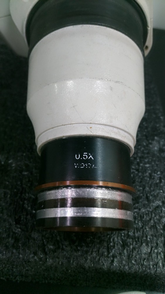 SCIENSCOPE IL-FOI-150 Fiber Optic Illuminator w Light Source Ring and Microscope