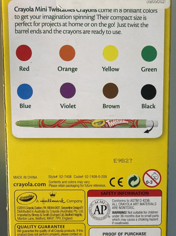 2 Sets Crayola Twistables Crayons - 8 / Pkg