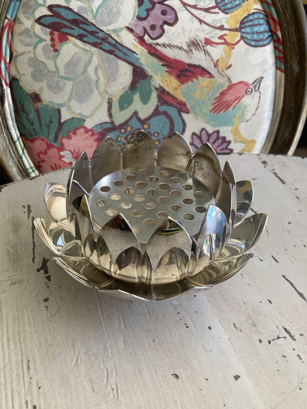 Reed & Barton Lotus Flower Holder