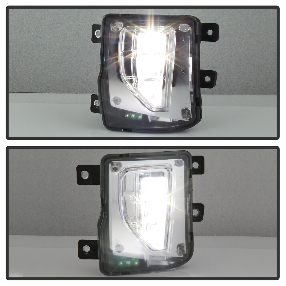 2016 2017 2018 GMC Sierra 1500 LED Bumper Fog Lights Lamps w/Switch & Bracket