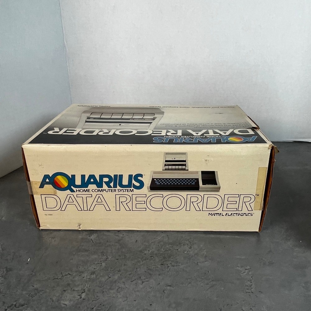 Mattel Electronics Aquarius Data Recorder 4394 Vintage Home Computer System New