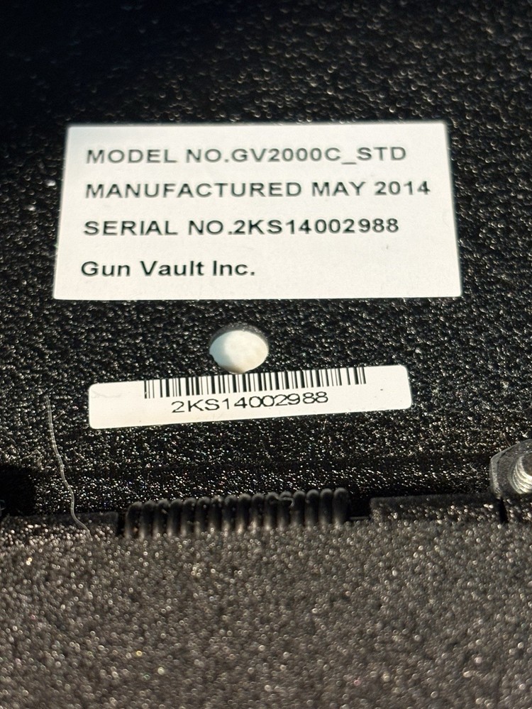 Gunvault Safe GV2000C