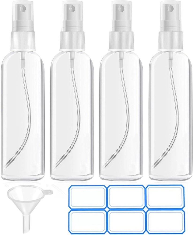 TSA Approved 4 Pack Refillable Travel Size Containers - Eco-Friendly & Practical