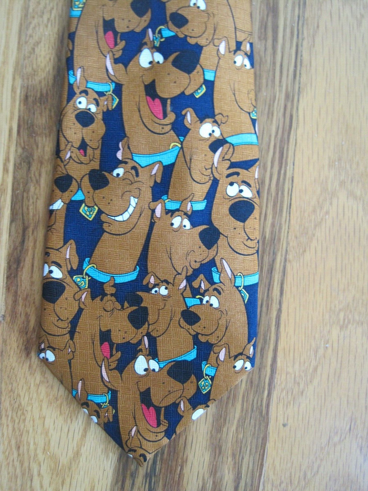 Scooby Doo Tie 100% Silk GUC