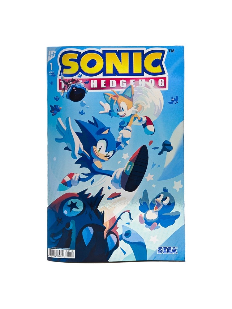 SONIC THE HEDGEHOG #1 GALAXYCON FOIL COVER A Comic Book