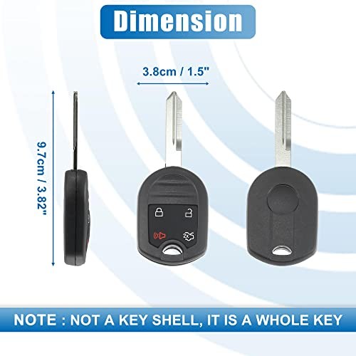 4 Button Car Keyless Entry Remote Control Replacement Key Fob Proximity Smart