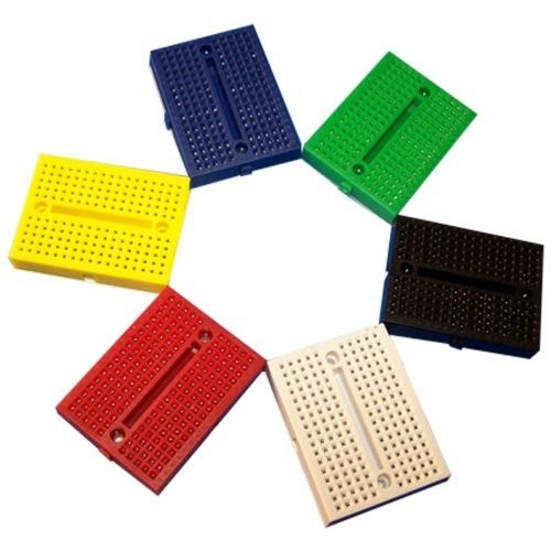 [12Packs] 170 Points Mini Small solderless breadboard Compatible for Proto Shiel