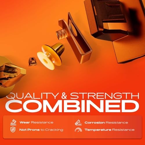 103 PCS (12 Sizes) Car Retainer Clips Kit Compatible with Chrysler Pacifica