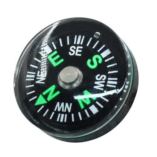 15Pcs 20mm Compass Bulk, Button Compass Accessories Mini Pocket Compass Tiny