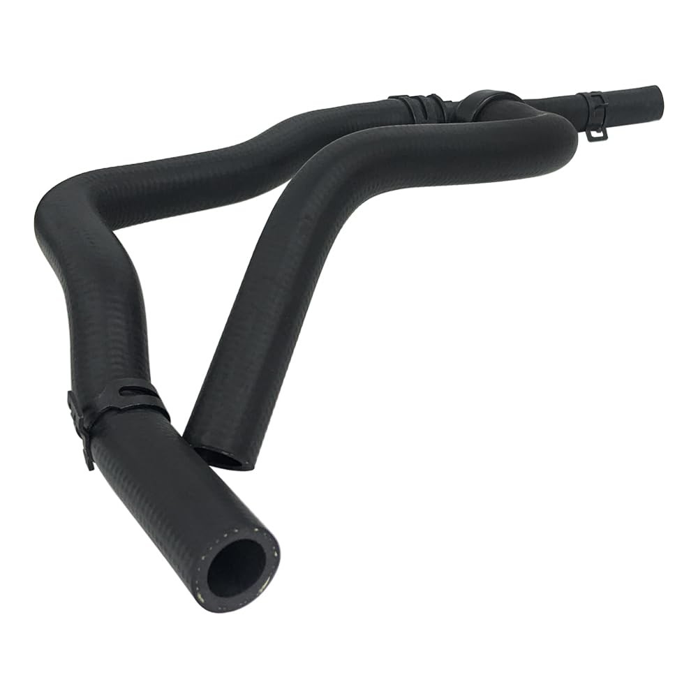 2PCS Heater Hose with Tee Supply-Return Compatible Dodge Black