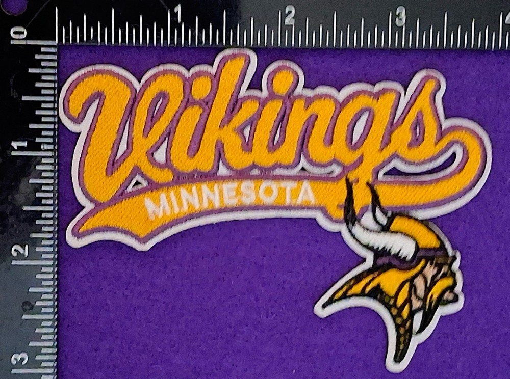 Minnesota Vikings Embroidered IRON ON PATCH