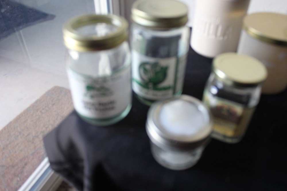 EMPTY CANDLE JARS AND CANNING JARS LOT