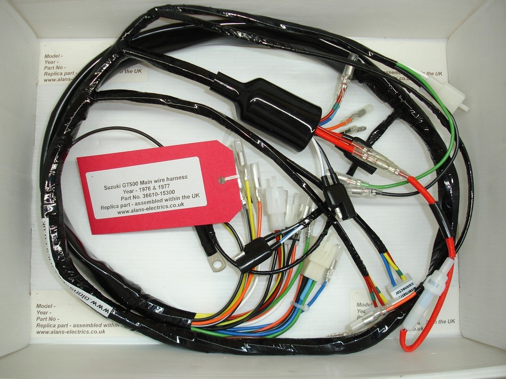 Suzuki GT500 (models A & B Replica main wire harness)