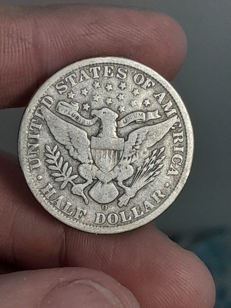 1908- O Barber Half Dollar #2