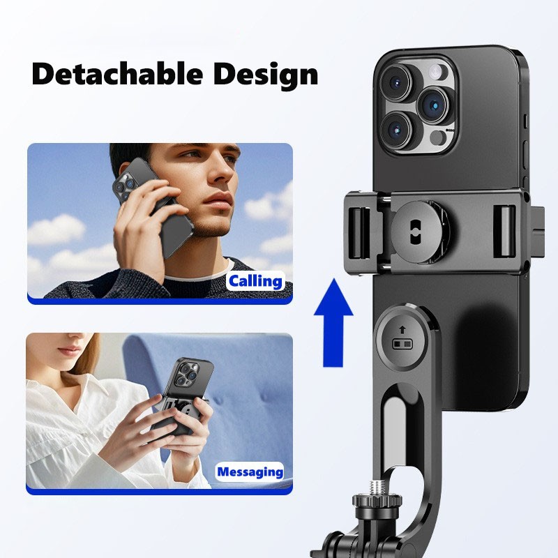 67" Cell Phone Selfie Stick Tripod Wireless Remote Extendable for iPhone/Android