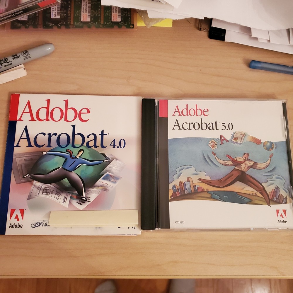 Adobe Acrobat 5.0 Macintosh Upgrade & Full Ver 4.0 Read Description