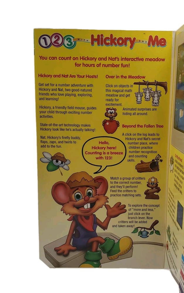 1994 Unopened 123 with Hickory and Me Macintosh Interactive Educational Software