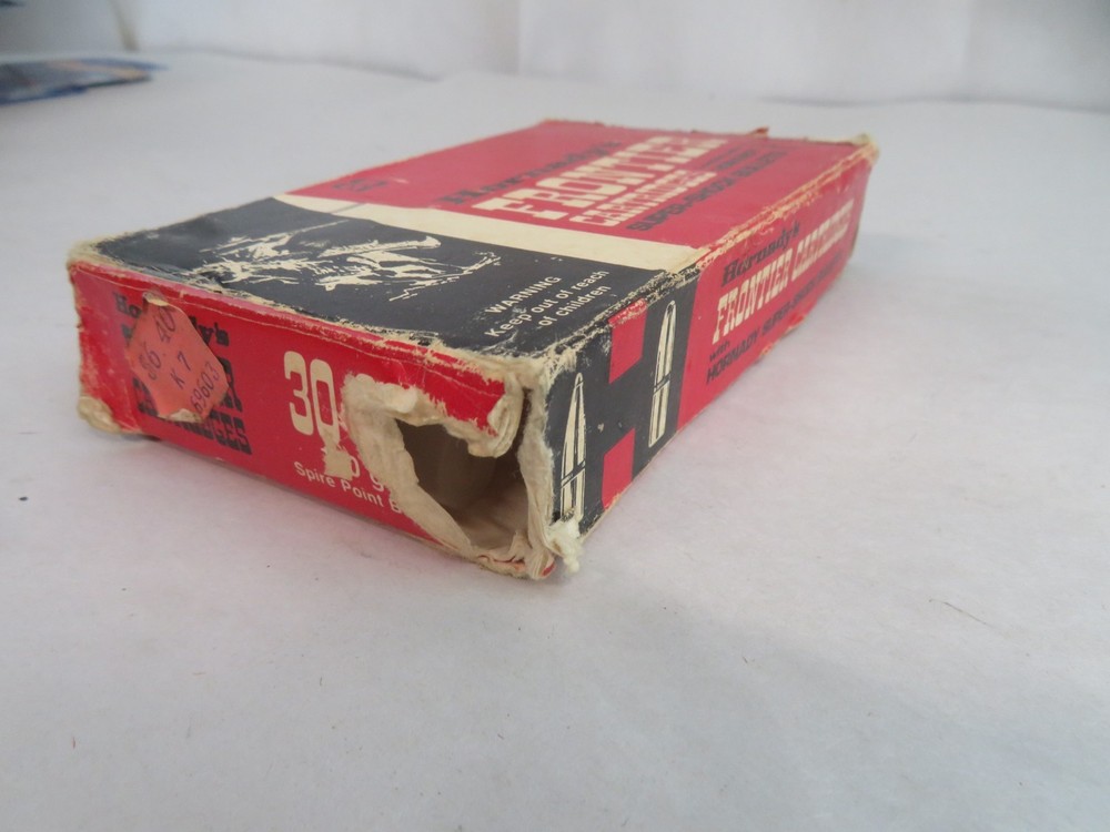 Vintage c1970 Hornady's Frontier Cartridges Bullet/Shell Box - Empty