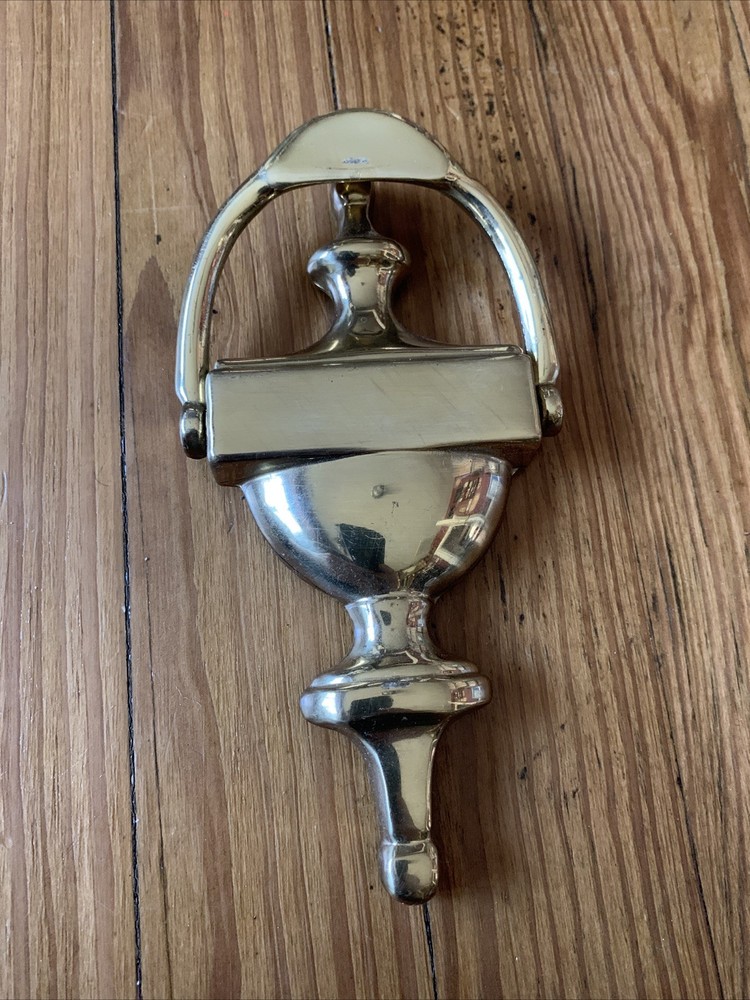 SOLID BRASS DOOR KNOCKER - BLANK NOT ENGRAVED