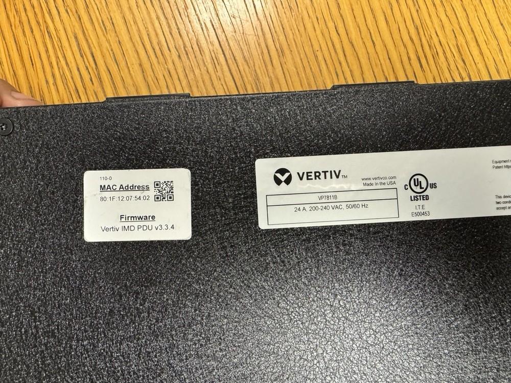 Vertiv VP7811B PDU