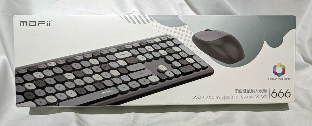 MOFii 666 Wireless Keyboard & Mouse Combo Set - NEW