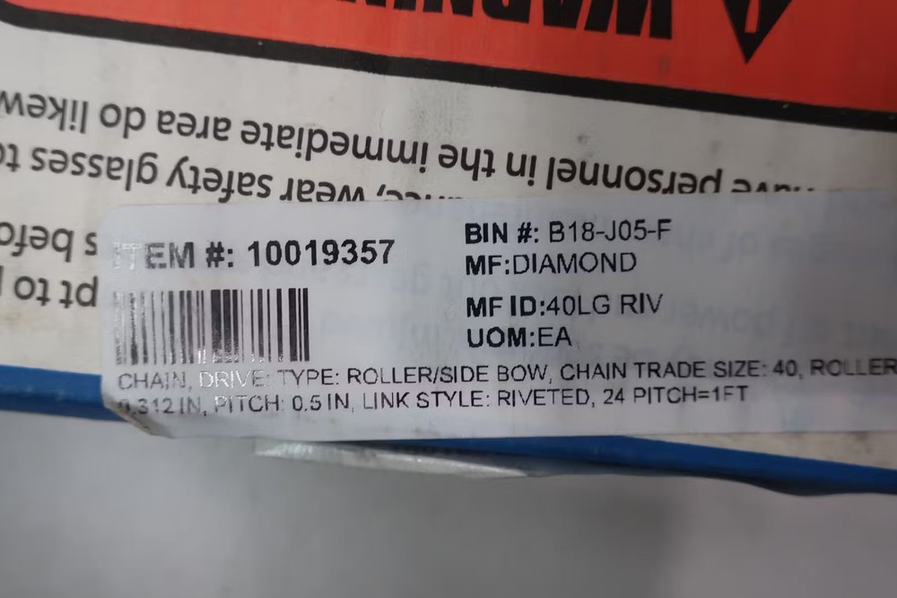 Diamond XLG-1466-010 Single Roller Chain 10ft