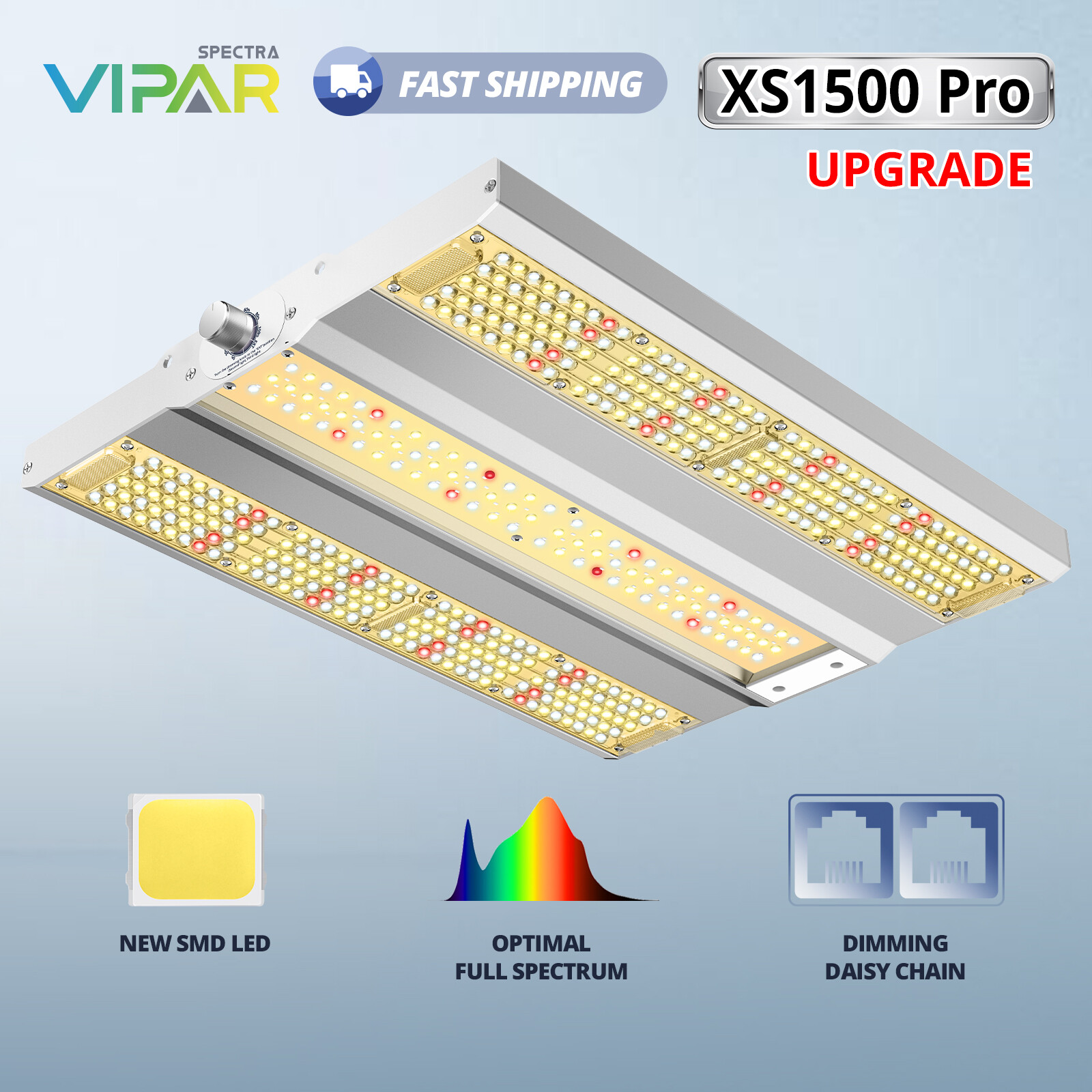 VIPARSPECTRA 2025 XS1500Pro LED Grow Light Full Spectrum Indoor Plant Veg Flower