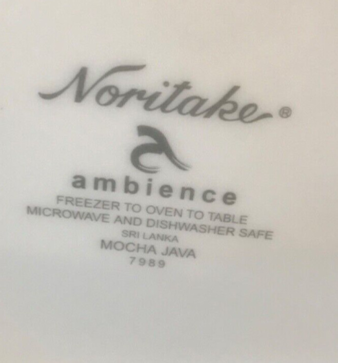 Noritake Ambience Teapot Mocha Java Green Brown Tan