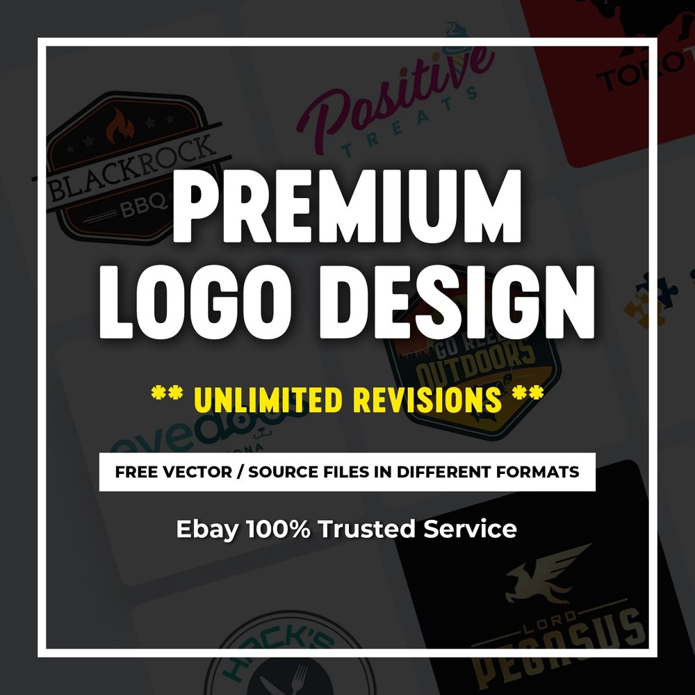 Custom logo design (Unlimited Revision) + Source file in different formats