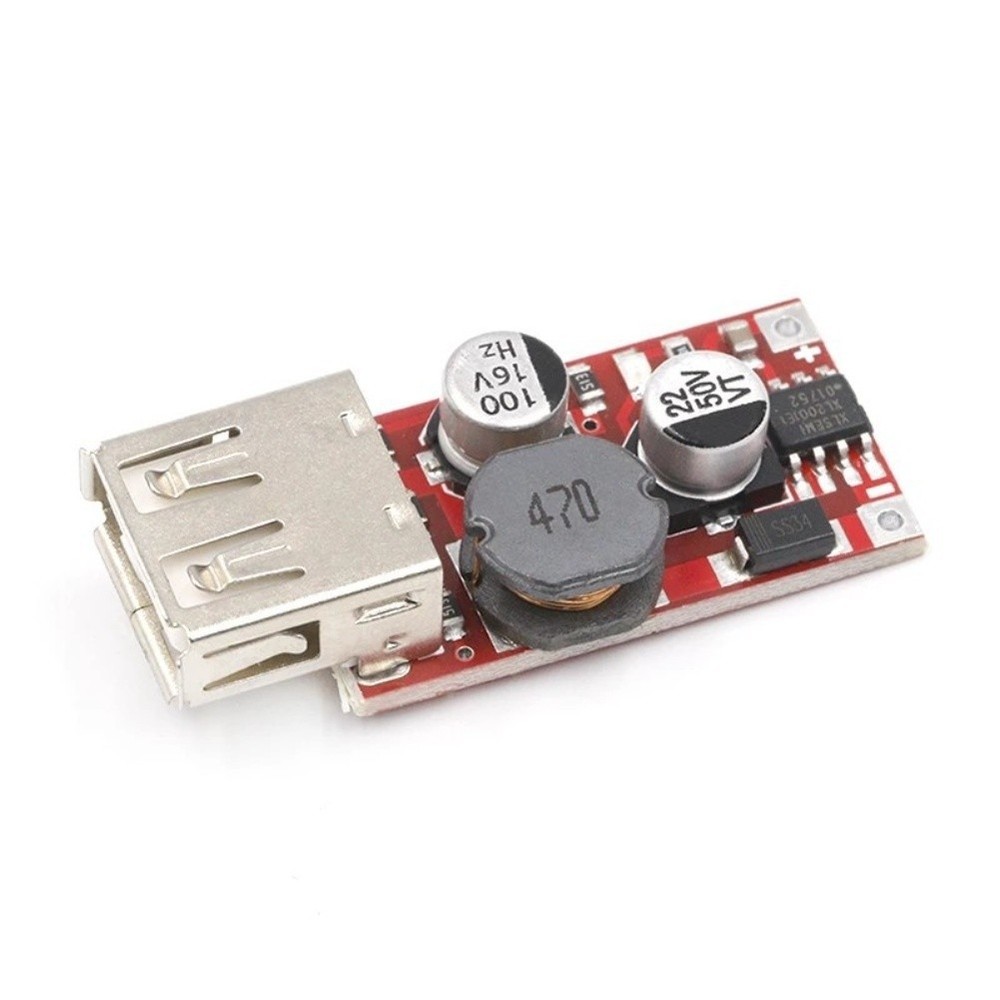 USB Car Charger Module Step Down Converter 9V 12V 24V Input 5V 3A Output