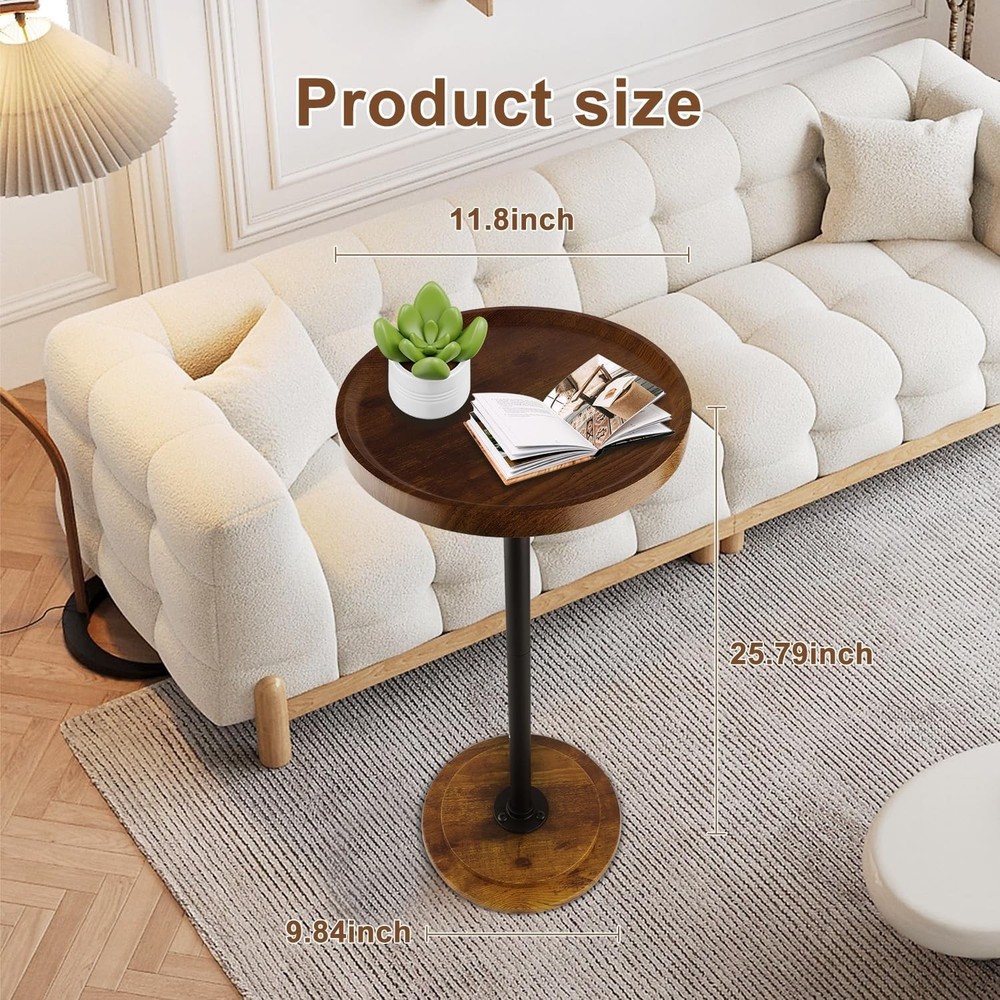 Home Dector Sofa Side Table Small Drink Table Small Spaces Coffee End Table W/