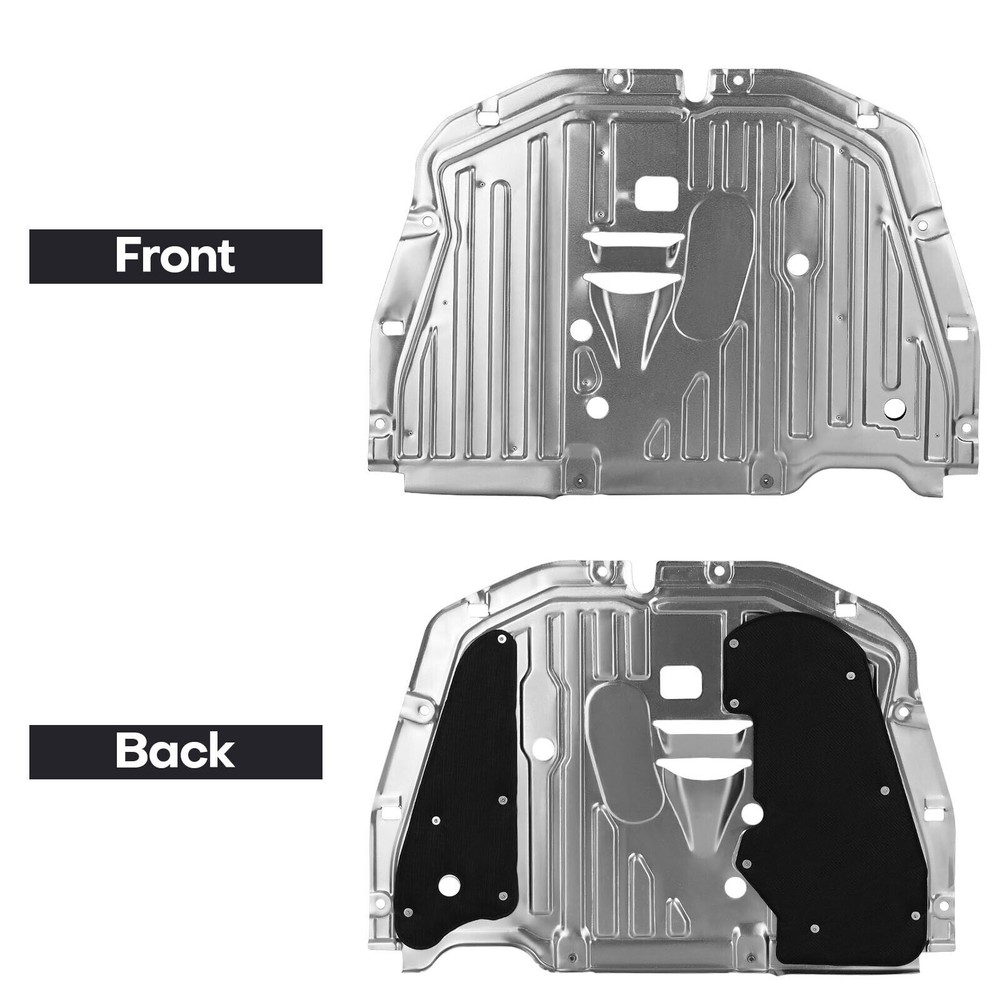 Front Engine Splash Guard Under Car Shield Cover For 2016-2021 Honda Civic