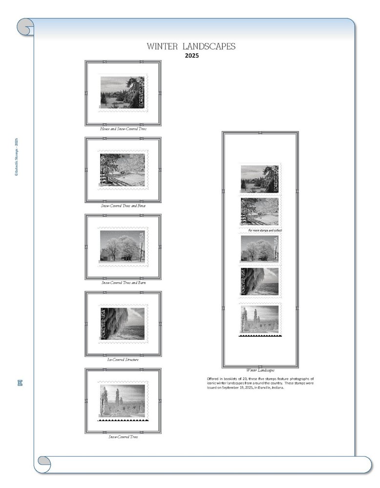 2025 U.S. Regular Issue Singles COMPLETE Supplement (White Ace Alternative)