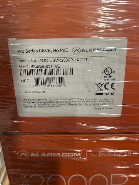 ADC ADC-CSVR2000P-1X2TB 16 Channel Pro Series Commercial Stream Video Rec. (NEW)