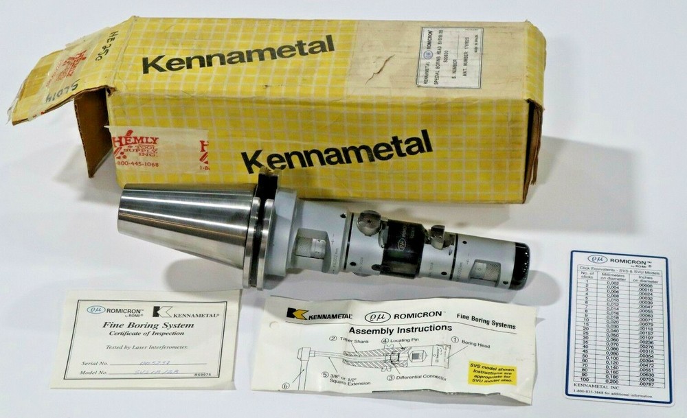 KENNAMETAL, ROMICRON SVS1B 12B FINE BORING SYSTEM           B258