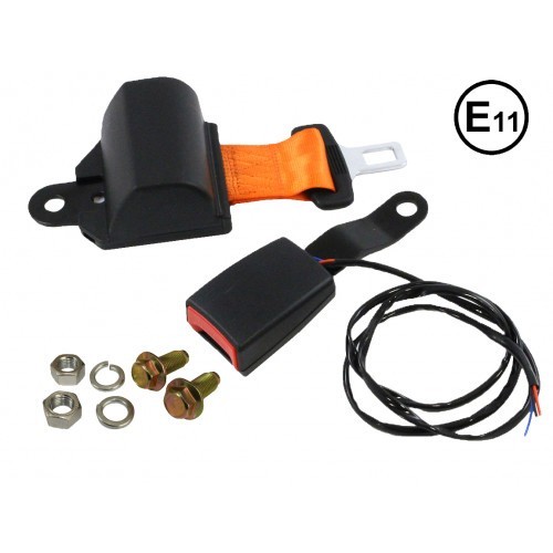 Retractable Seat Belt with strap & Integral Micro Switch